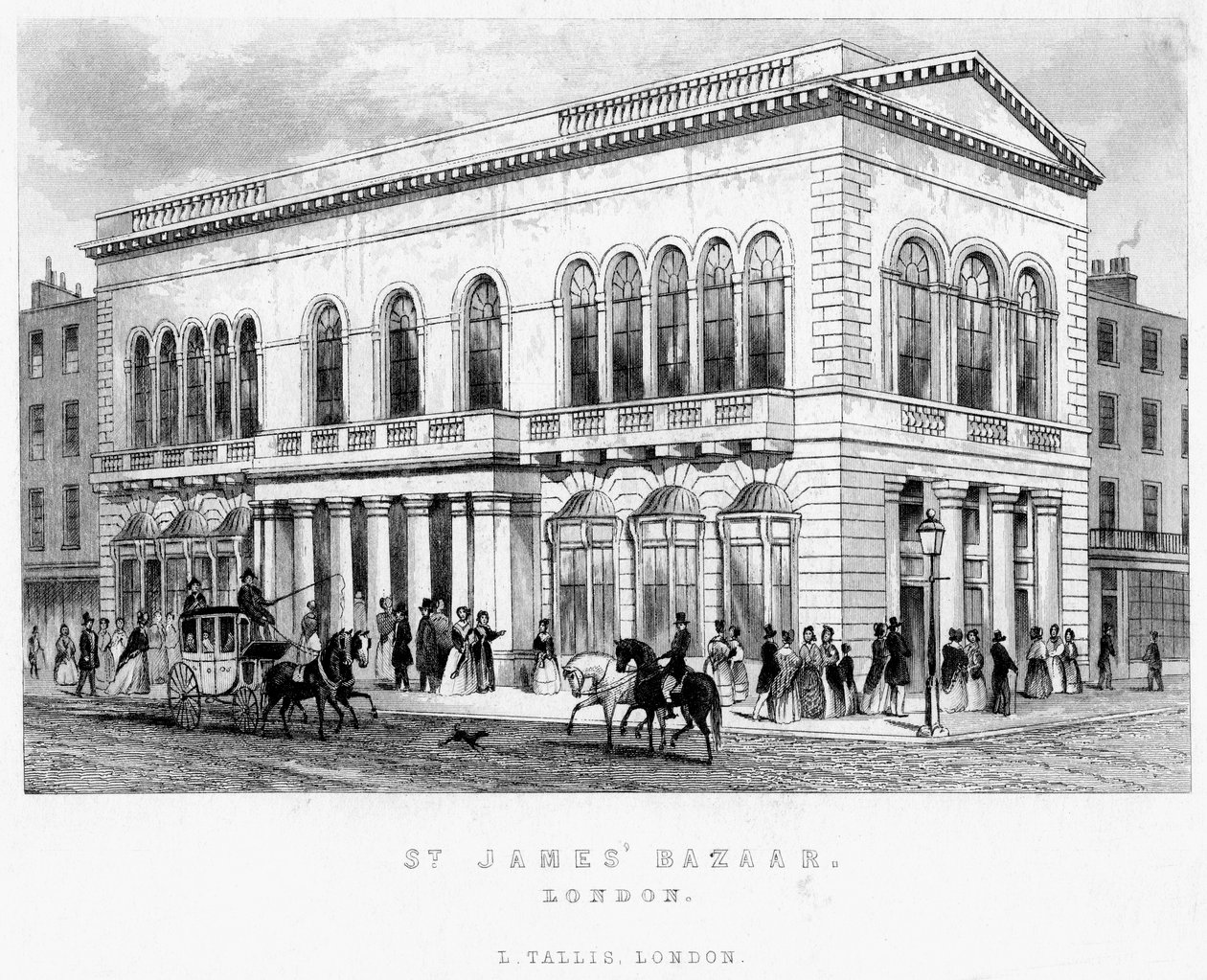Bazar de St James, Westminster, Londres de Unbekannt