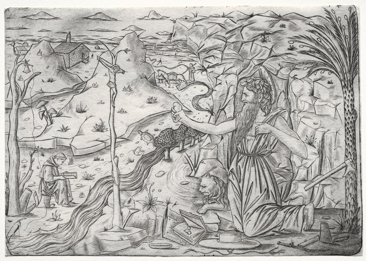 San Jerónimo en penitencia, c. 1480-1500 de Unbekannt