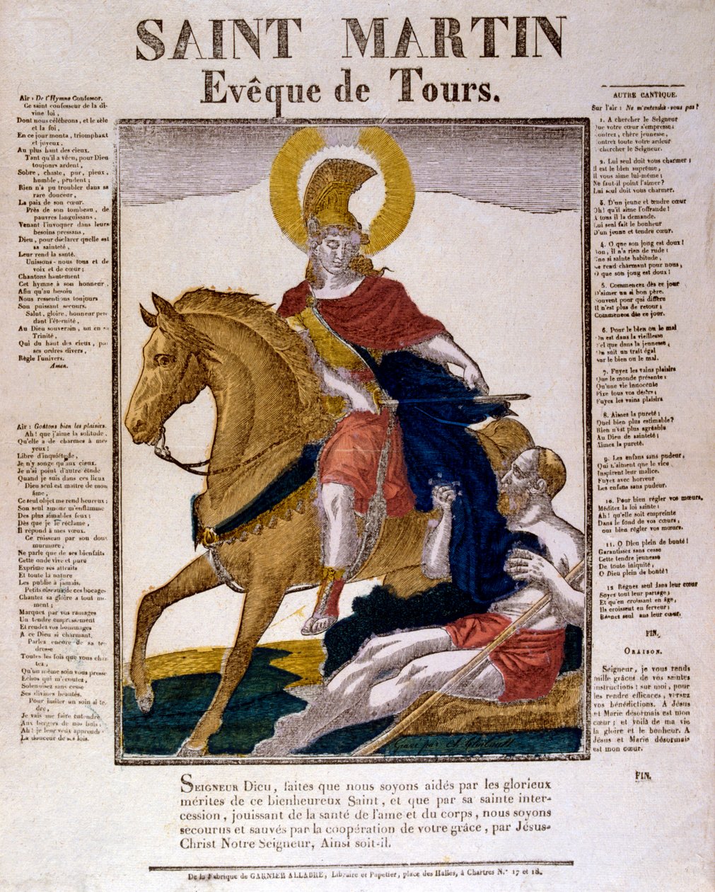 San Martín de Tours, siglo IV siglo XIX de Unbekannt