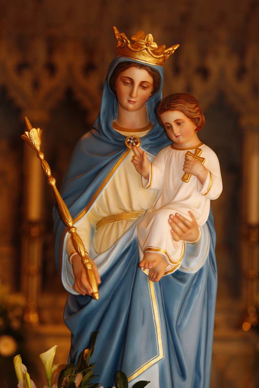 Catedral de Santa María, Sídney, Virgen María y Jesús, Sídney, Australia de Unbekannt