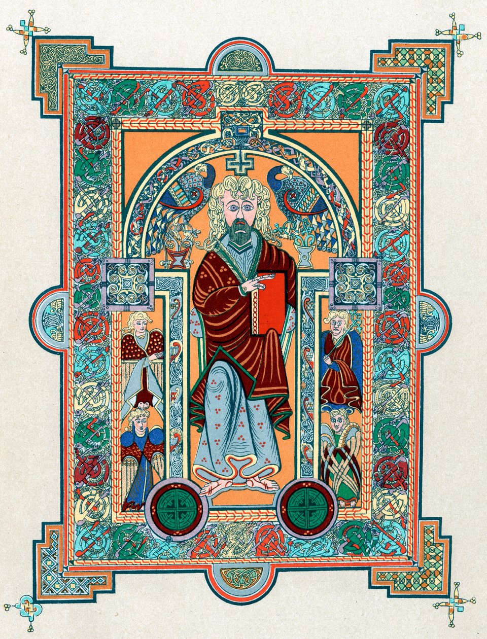 San Mateo del Libro de Kells, c800 de Unbekannt