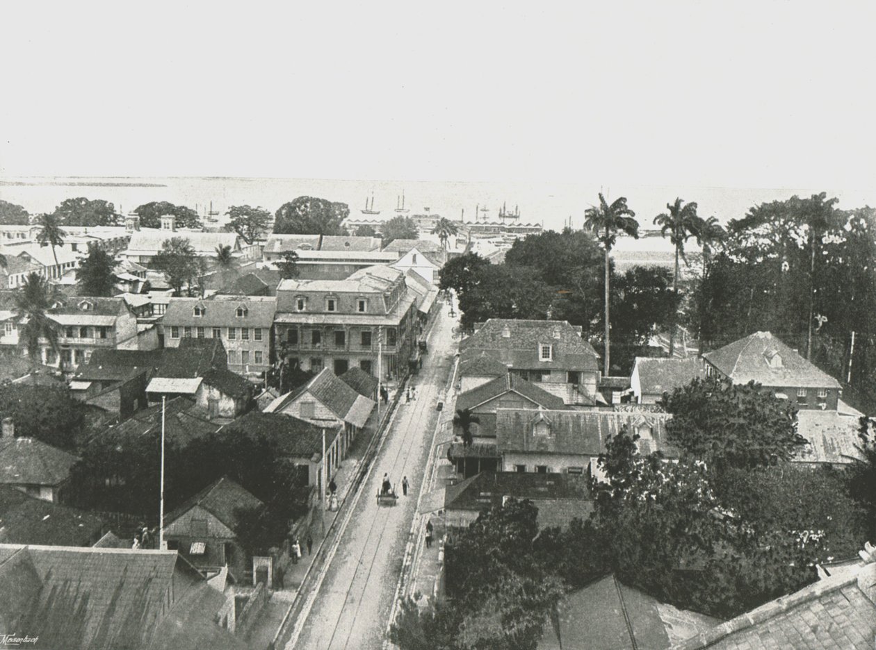 Calle St Vincent, Puerto España, Trinidad, 1895 de Unbekannt
