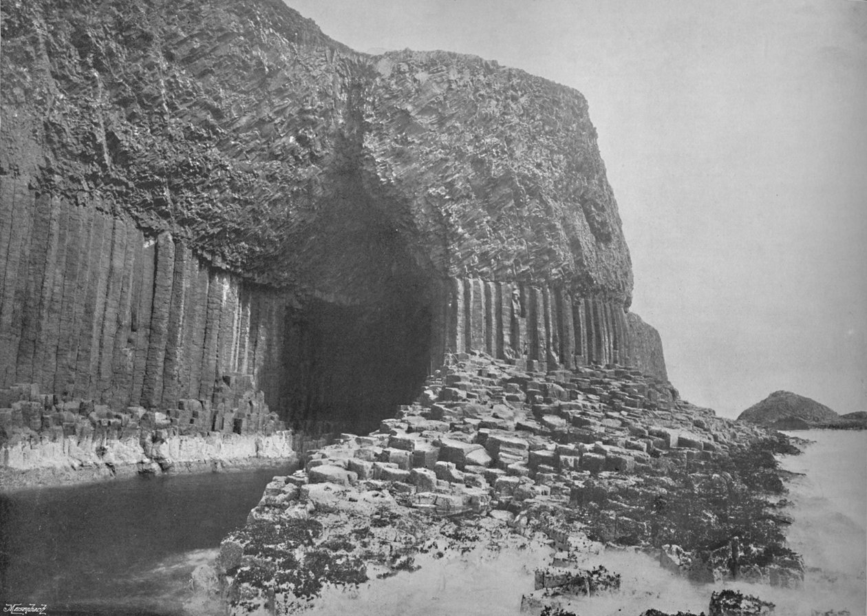 Staffa - Cueva de Fingal, 1895 de Unbekannt