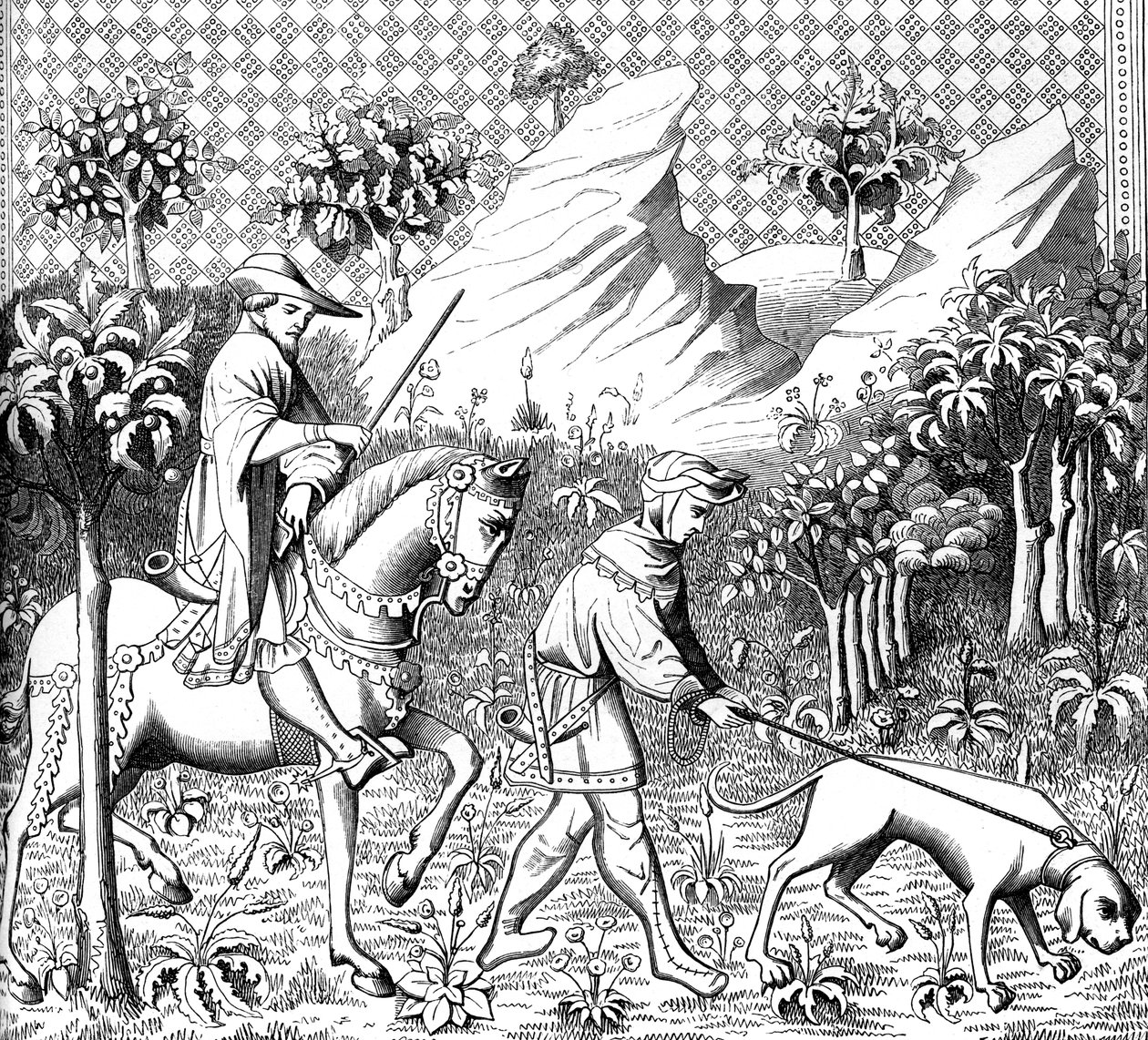 Caza de ciervos, siglo XIV de Unbekannt