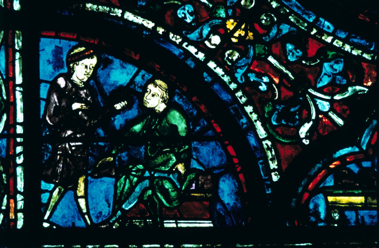 Vidriera, Catedral de Chartres, Chartres, Francia de Unbekannt