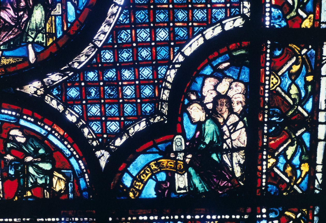 Vidriera, Catedral de Chartres, Francia, 1194-1260 de Unbekannt