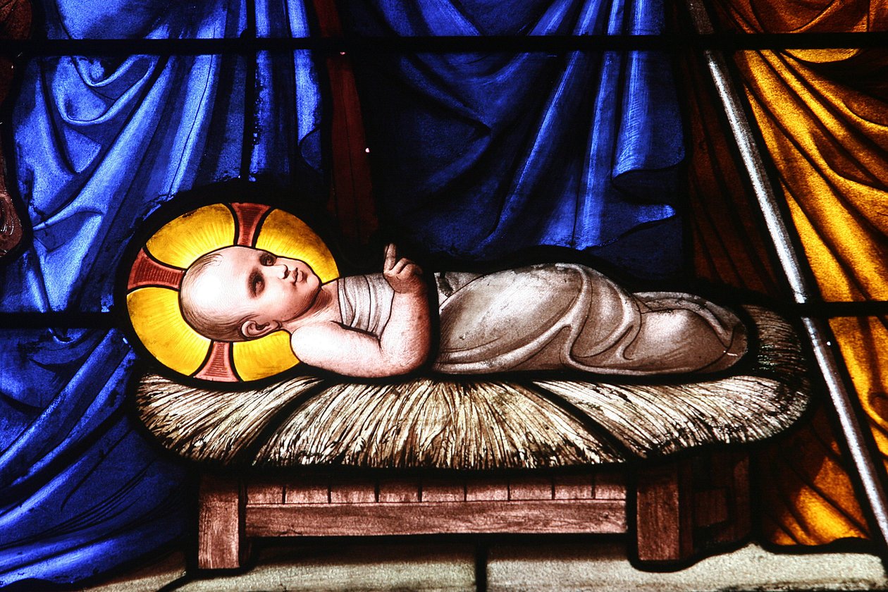 Vidriera: Natividad Ginebra Suiza de Unbekannt