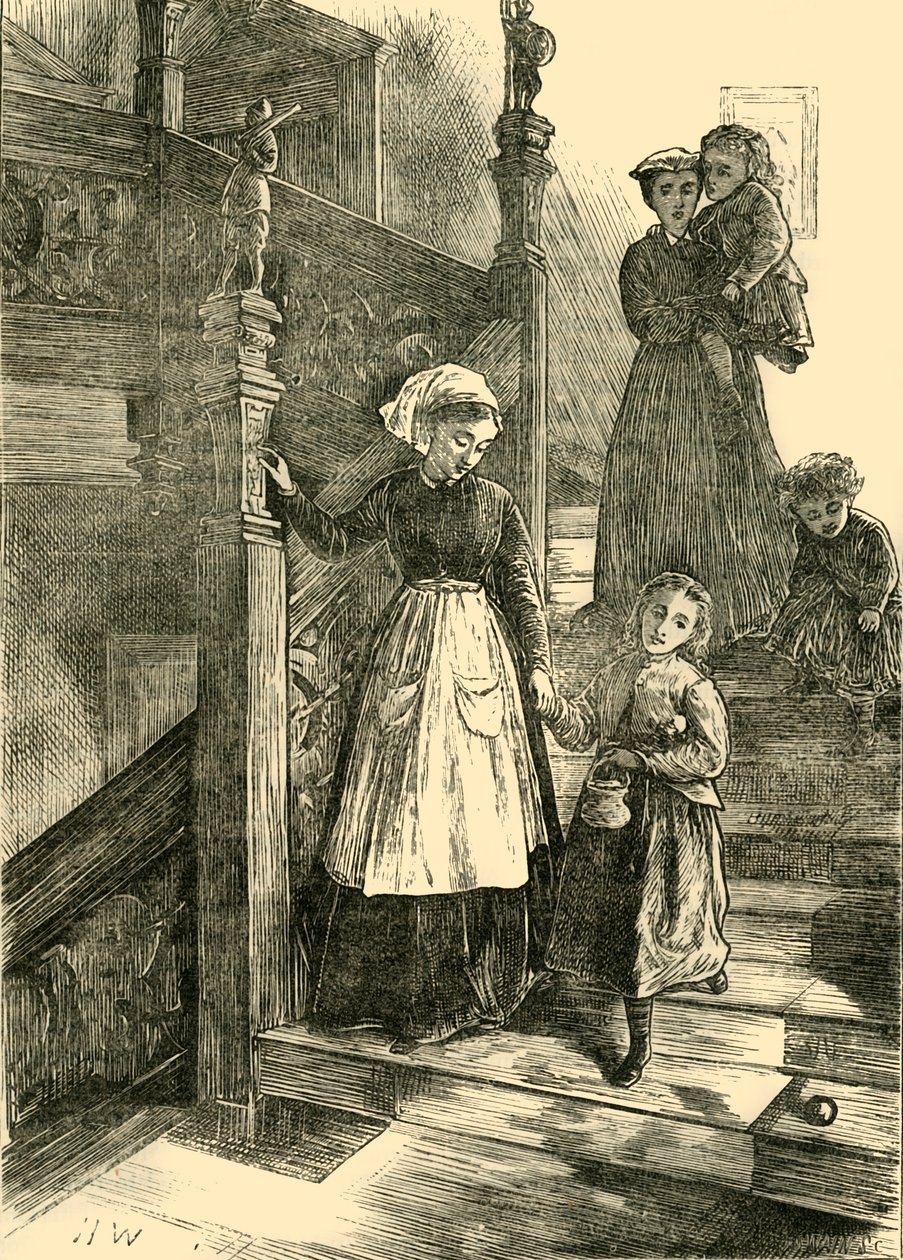 Escalera de la Casa Cromwell, 1876 de Unbekannt