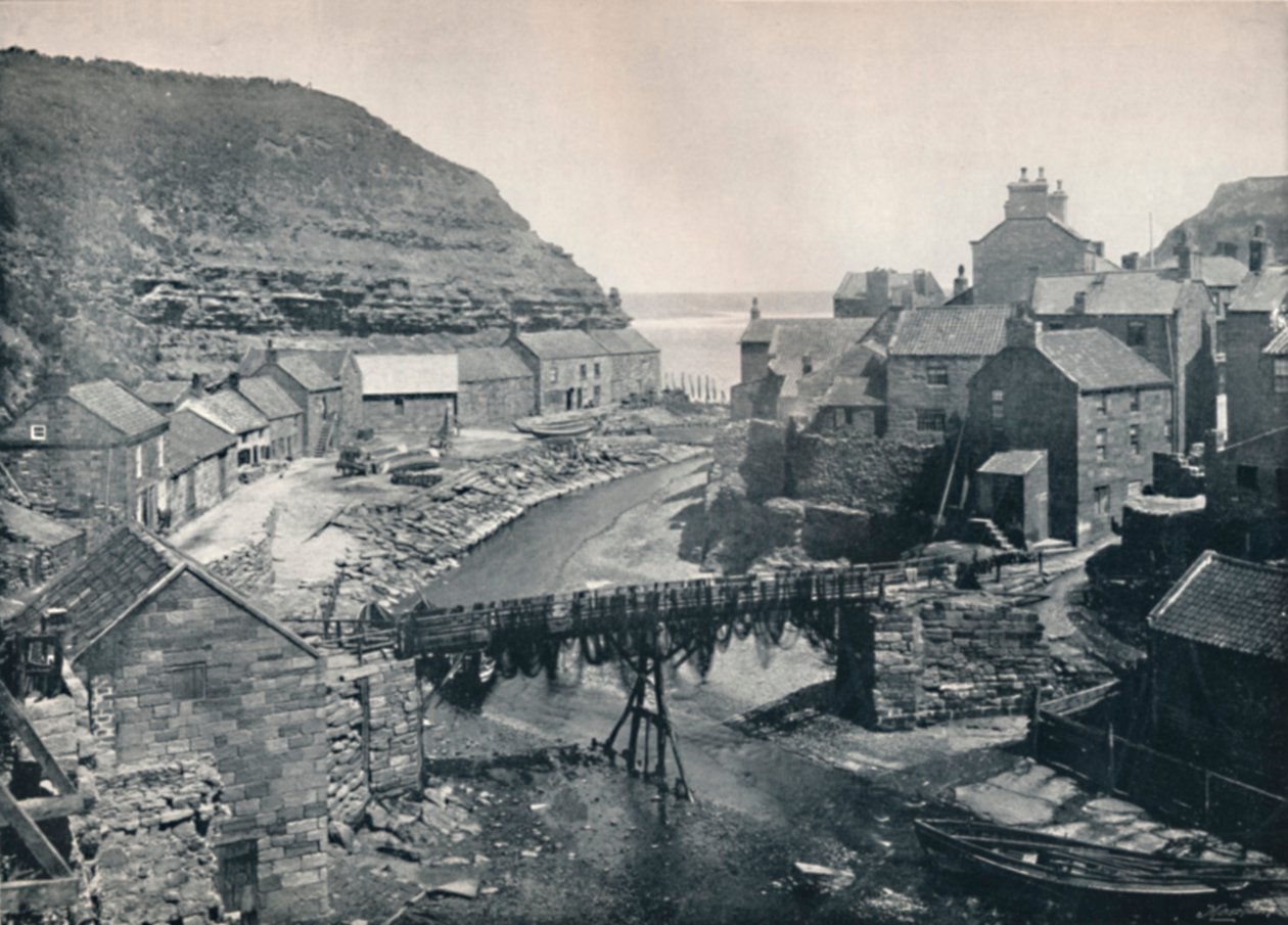 Staithes - Mirando hacia el mar, 1895 de Unbekannt