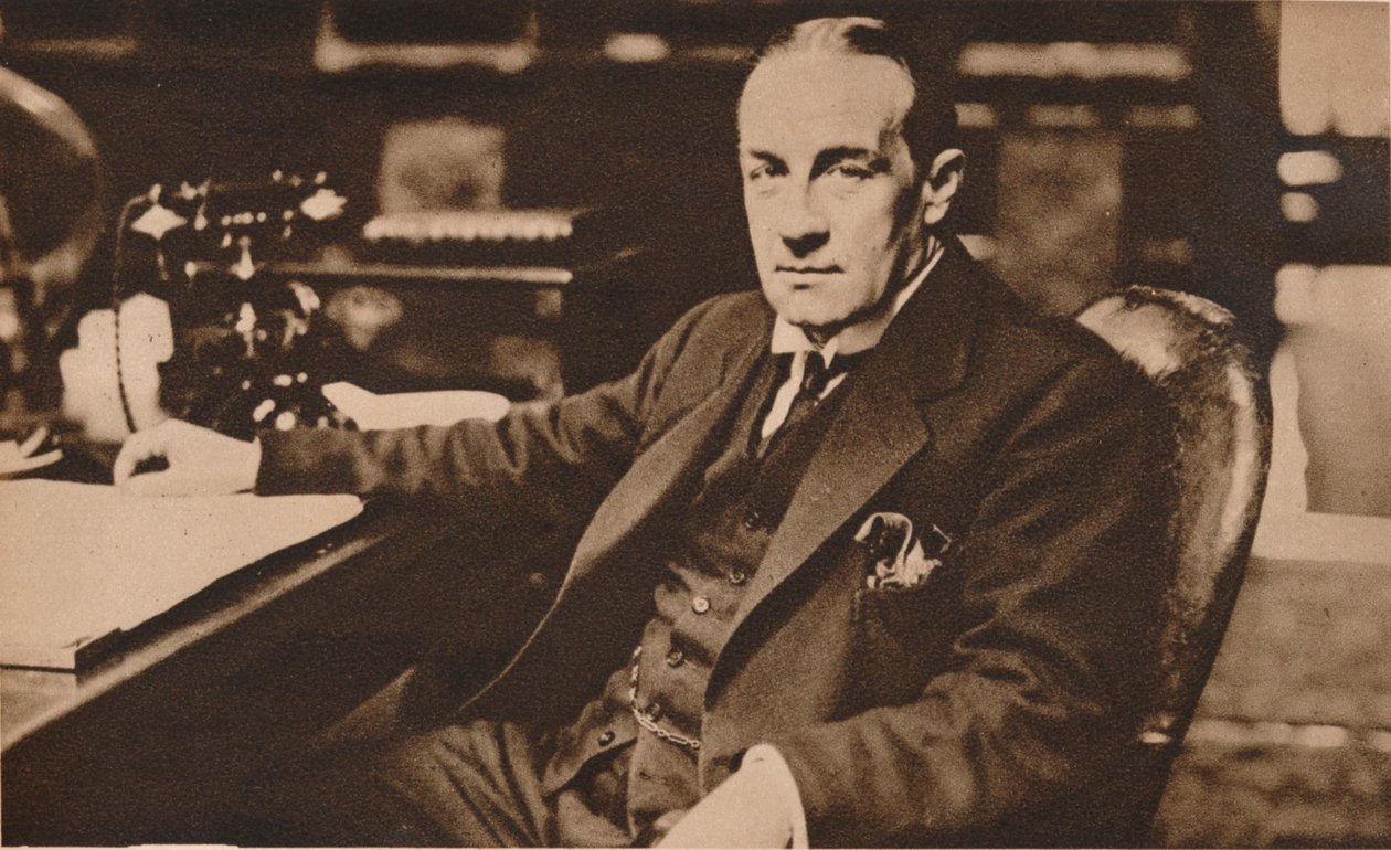 Stanley Baldwin, recién elegido Primer Ministro del Reino Unido, mayo 1923 de Unbekannt