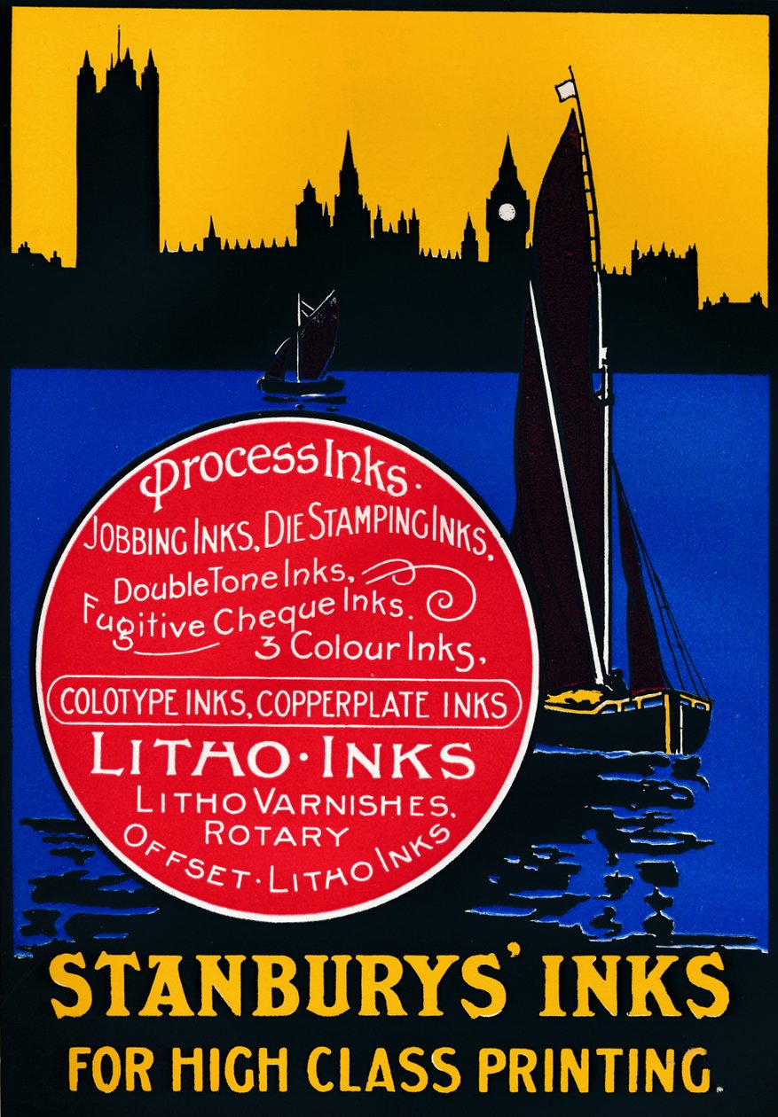 Tintas Stansbury para pintura de alta clase, 1910 de Unbekannt