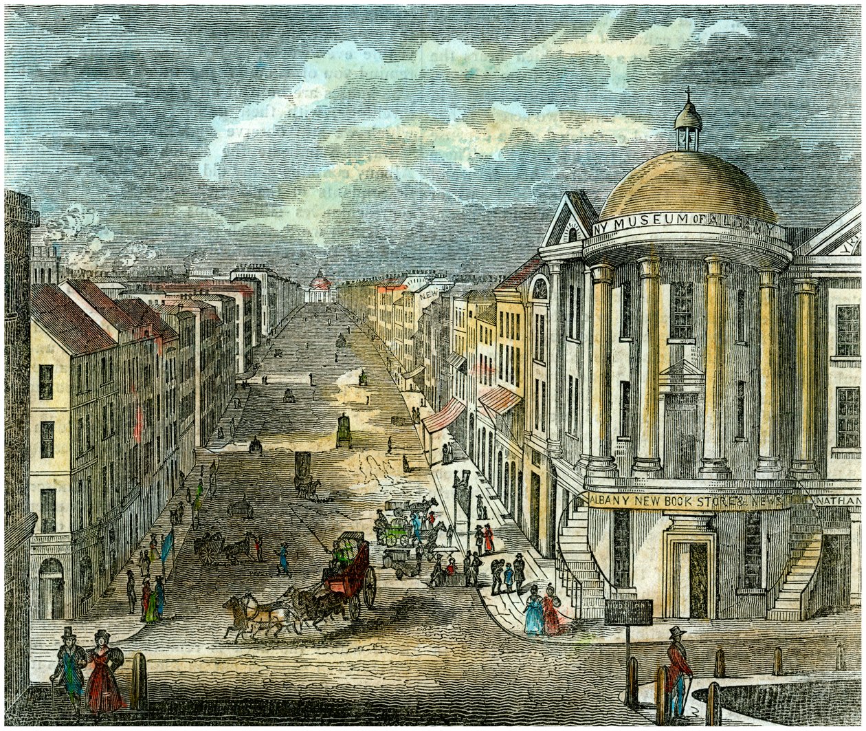 State Street, Albany, Nueva York, EE.UU., c1835 de Unbekannt