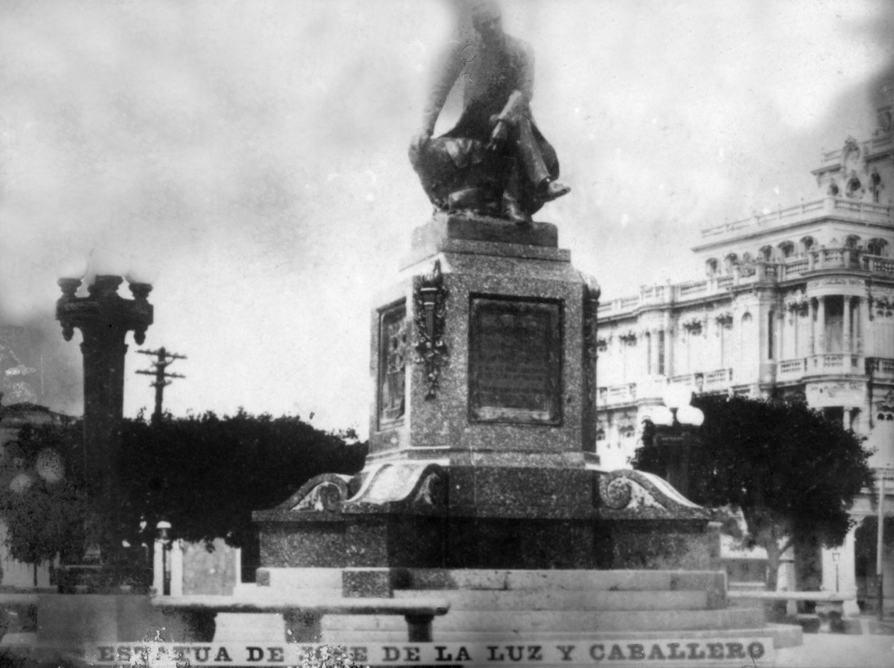 Estatua de Don José de la Luz Caballero, 1912, 1920s de Unbekannt