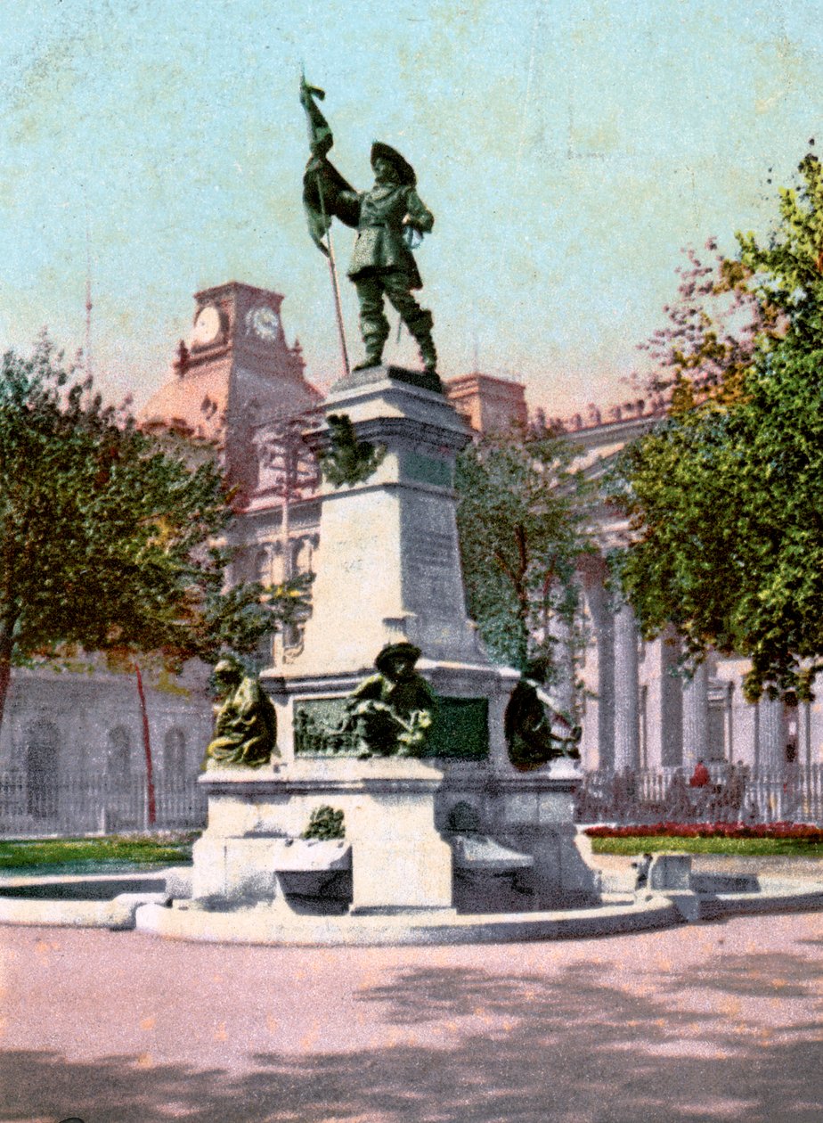 Estatua de Paul Chomedey de Maisonneuve, Montreal, 1904 de Unbekannt