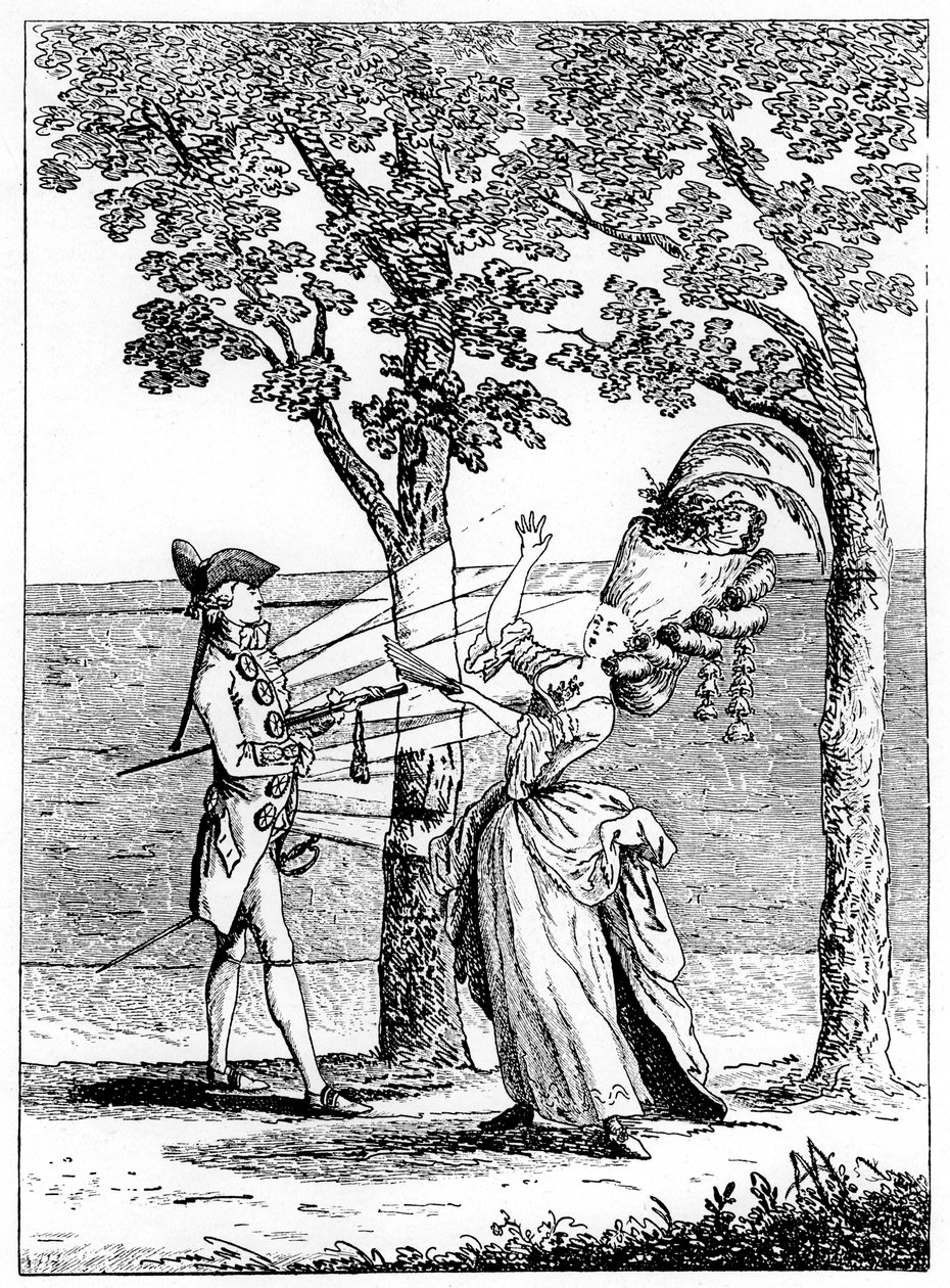 Botones de acero, Coup de Bouton, 1777 de Unbekannt