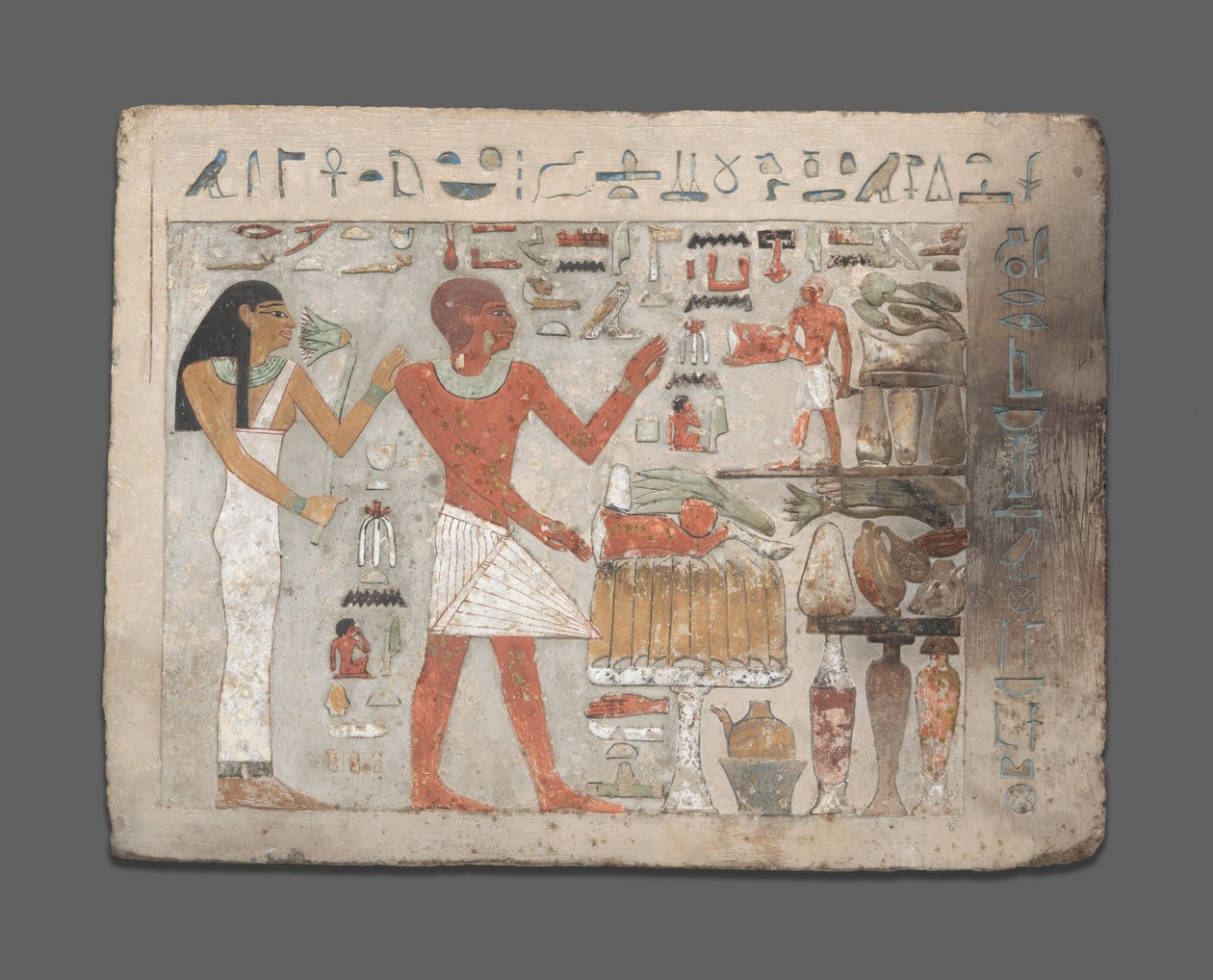 Estela de Amenemhat y Hemet, Egipto, Reino Medio de Unbekannt