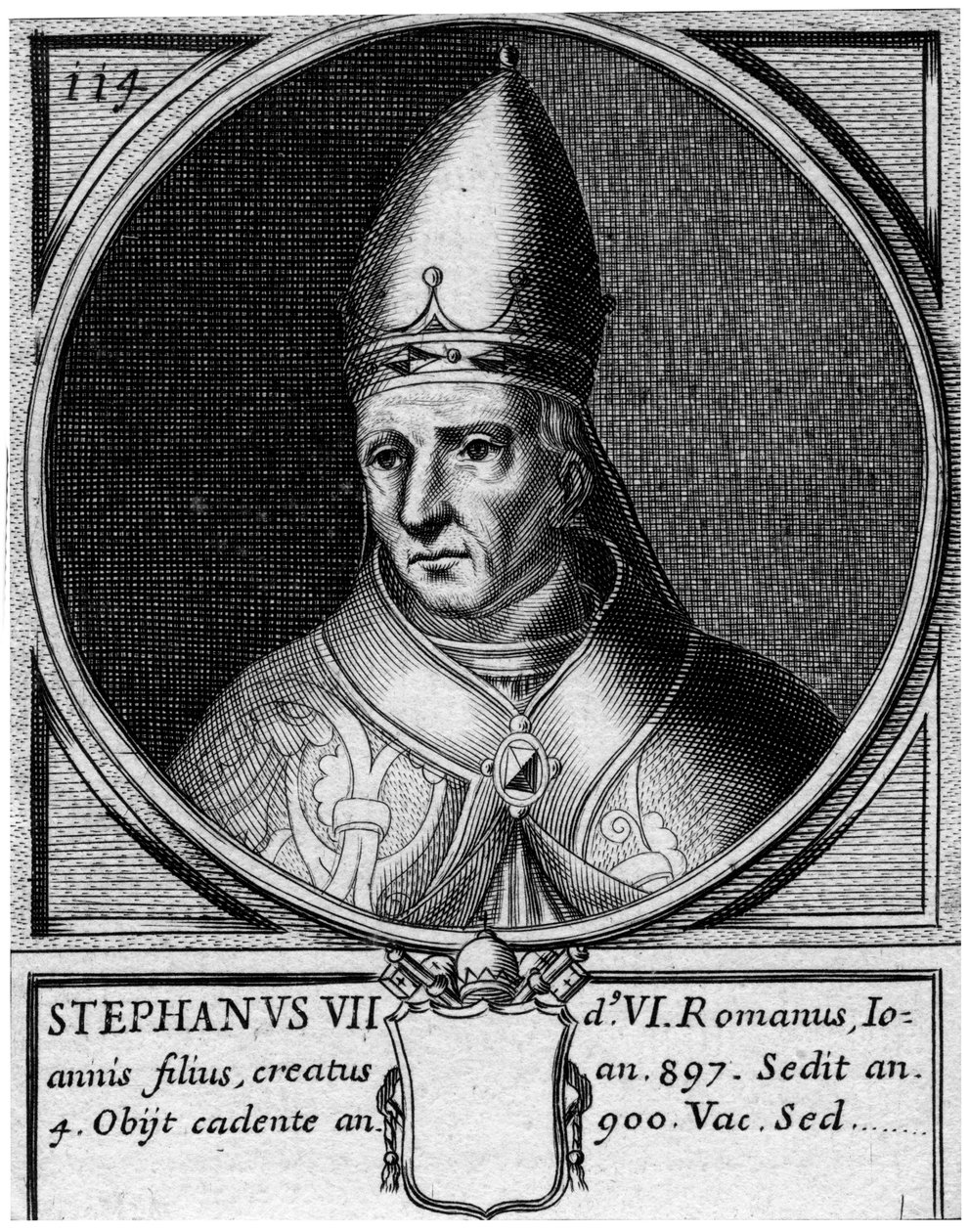 Esteban VII, Papa de la Iglesia Católica de Unbekannt