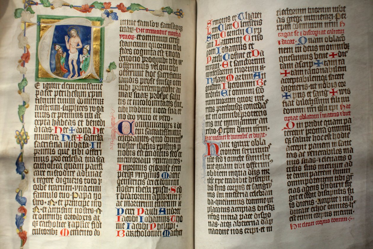 Biblioteca del Monasterio de Strahov; Pontifical de Alberto de Sternberk de Unbekannt