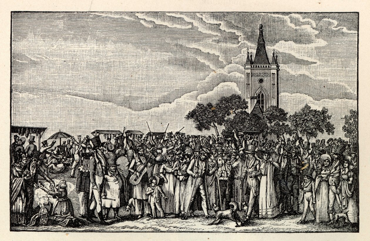 Desfile de peces de Stralau, ca. 1865 de Unbekannt