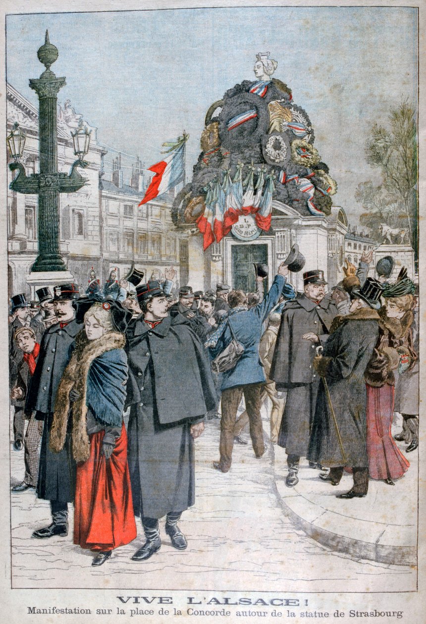 Estatua de Estrasburgo, Place de la Concorde, París, 1904 de Unbekannt