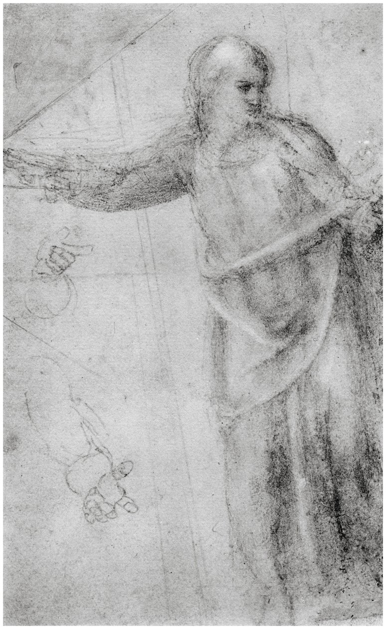 Estudio para una figura de Cristo, c. 1555 de Unbekannt