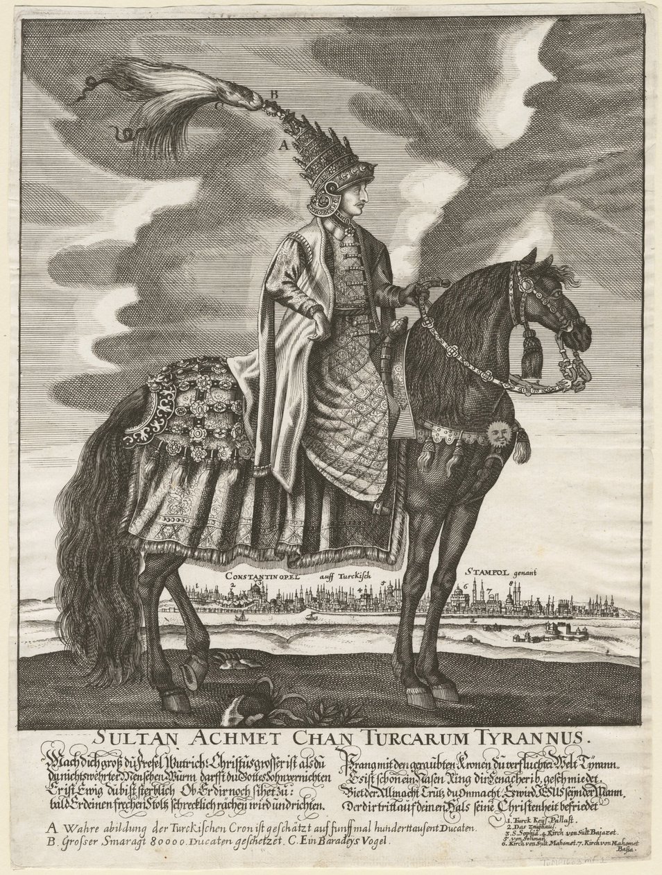 Sultán Ahmed III 1673-1736, 1710 de Unbekannt