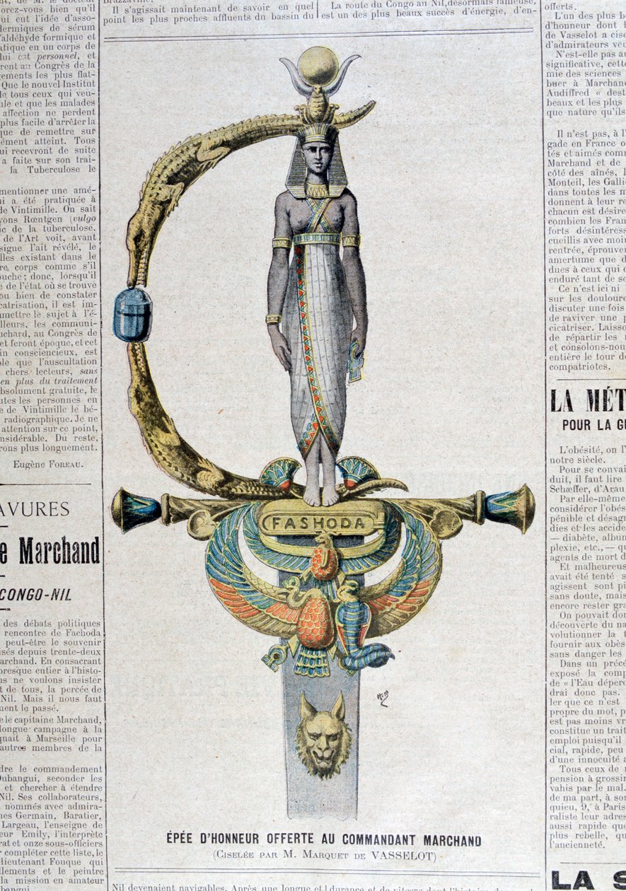 Espada de honor ofrecida al comandante comercial, 1899 de Unbekannt