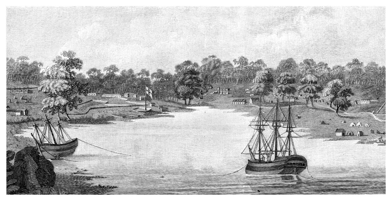 Sydney Cove, Nueva Gales del Sur, Australia, 1788, 1886 de Unbekannt