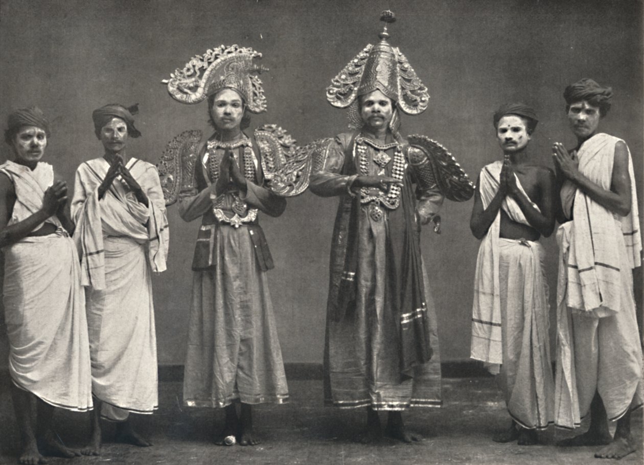 Escena de Shakuntalavilasa, la obra de Shakuntala, 1926 de Unbekannt