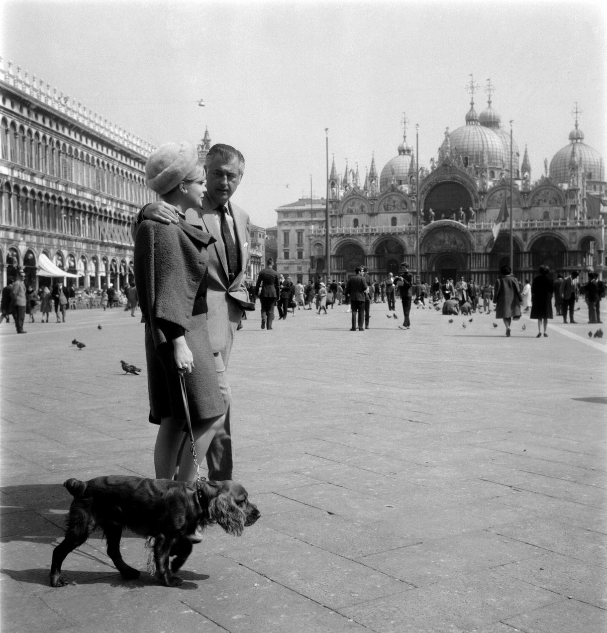 El actor Stewart Granger en Venecia - 195? de Unbekannt