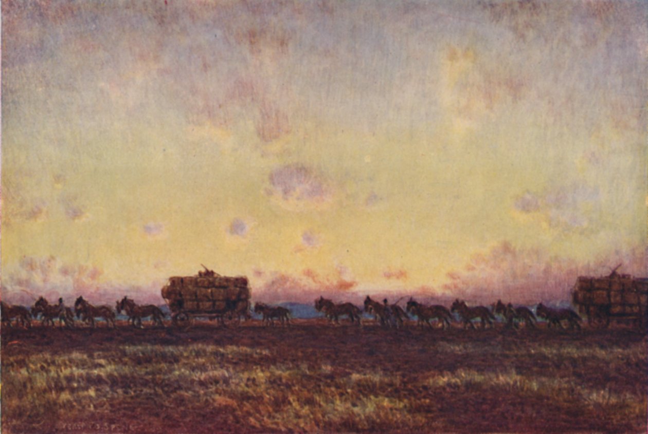 Llevando la lana al mercado, 1923 de Unbekannt