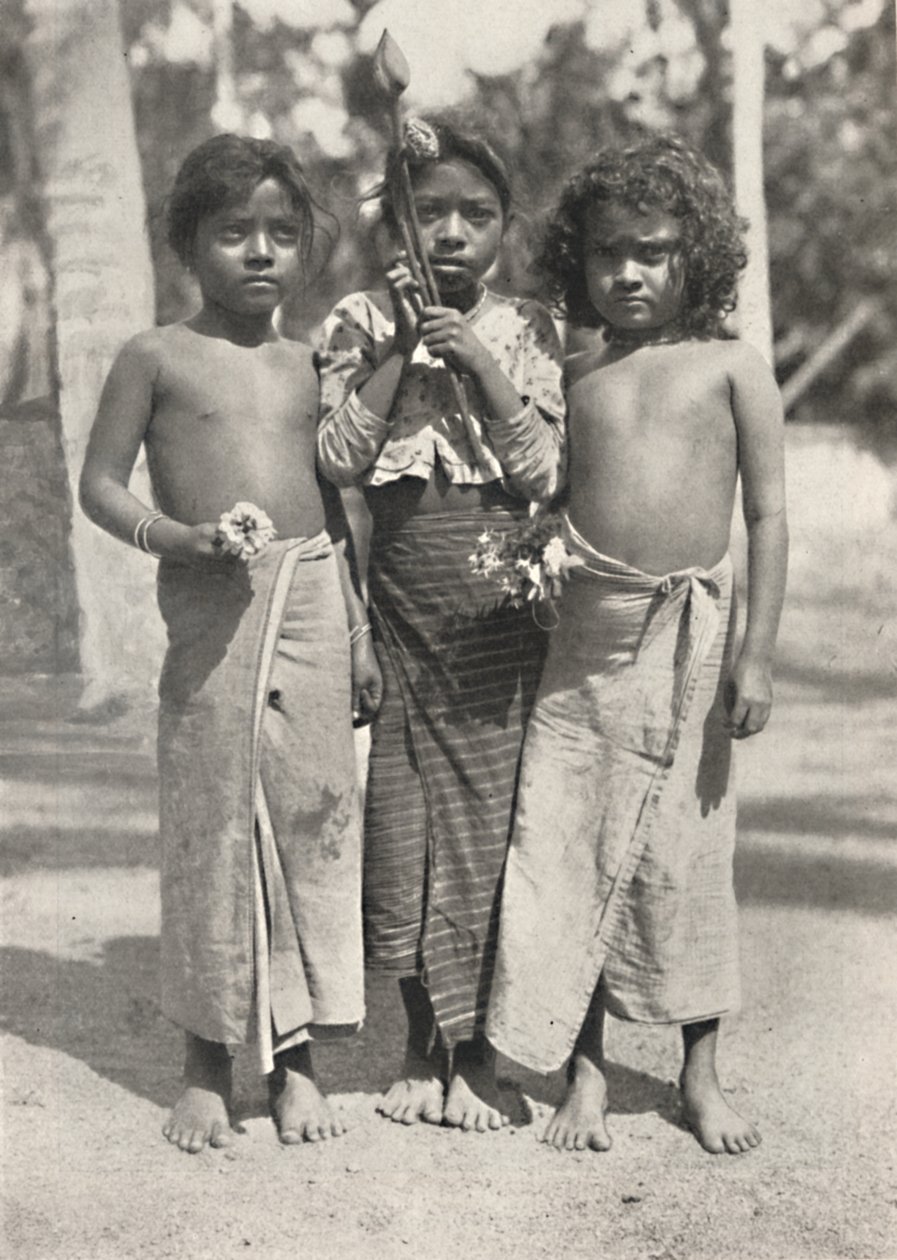 Niños tamiles, 1926 de Unbekannt