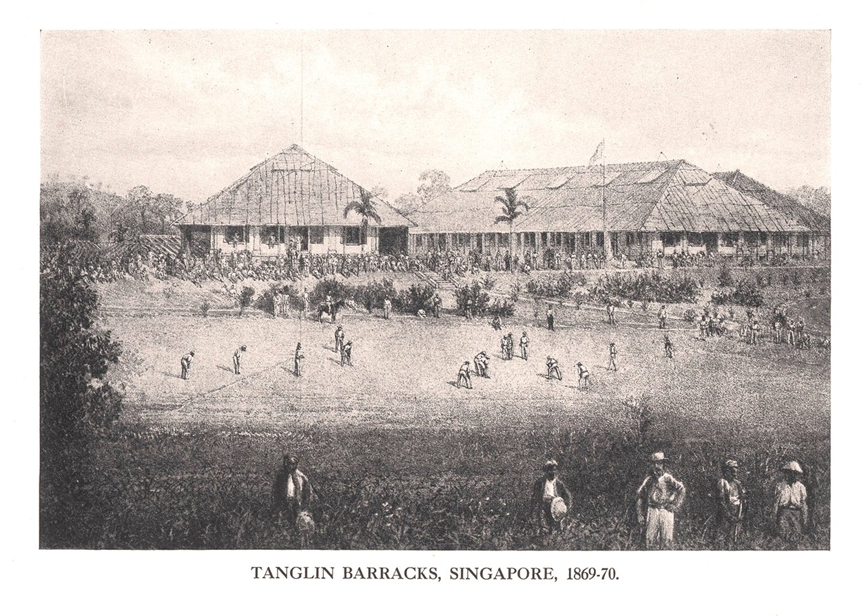 Cuarteles de Tanglin, Singapur, 1869-1870 1912 de Unbekannt