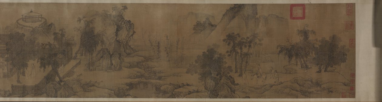 El regreso a casa de Tao Yuanming, 1300s de Unbekannt