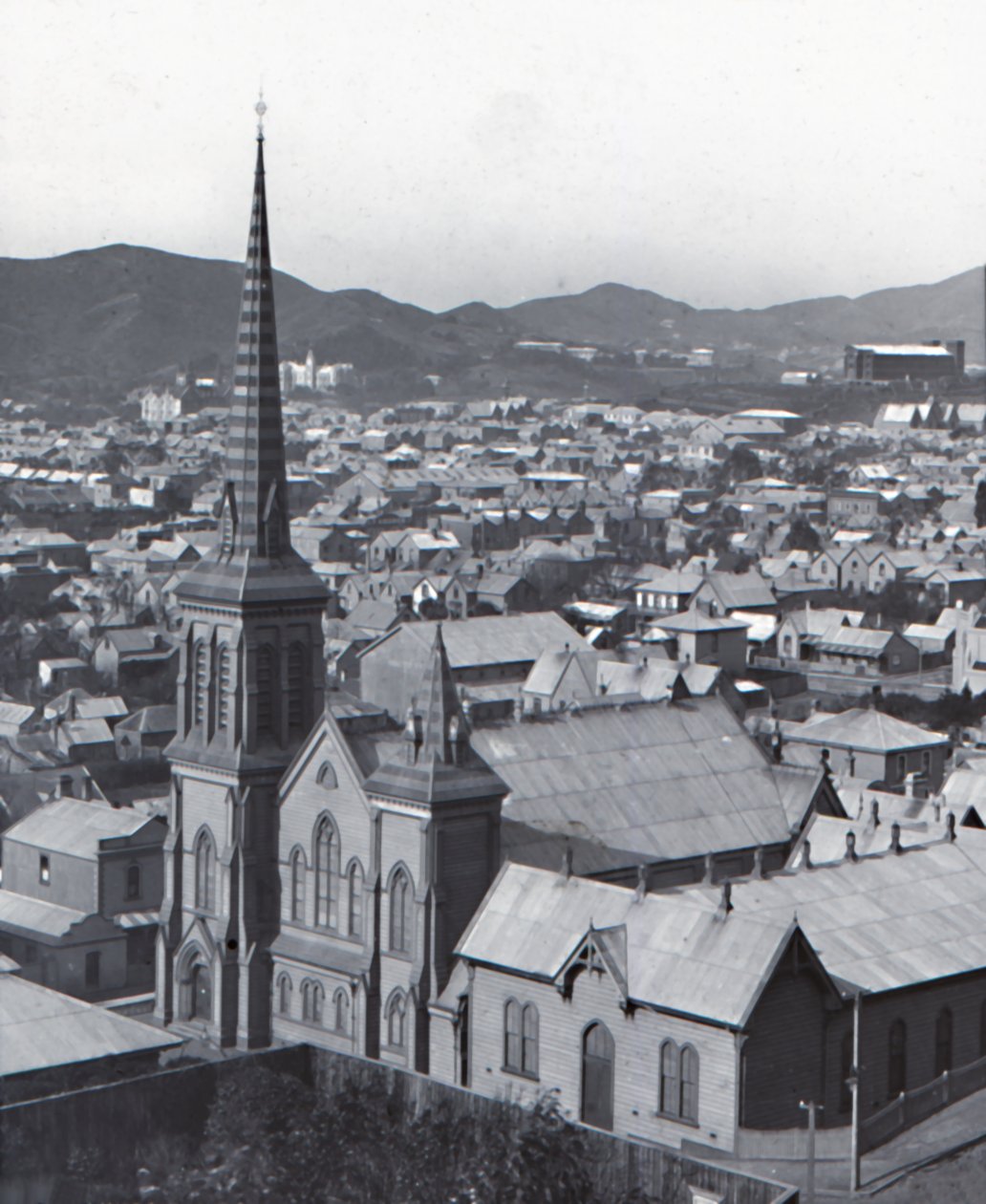 Te Aro, desde Terrace, Wellington, finales del siglo XIX-principios del siglo XX de Unbekannt
