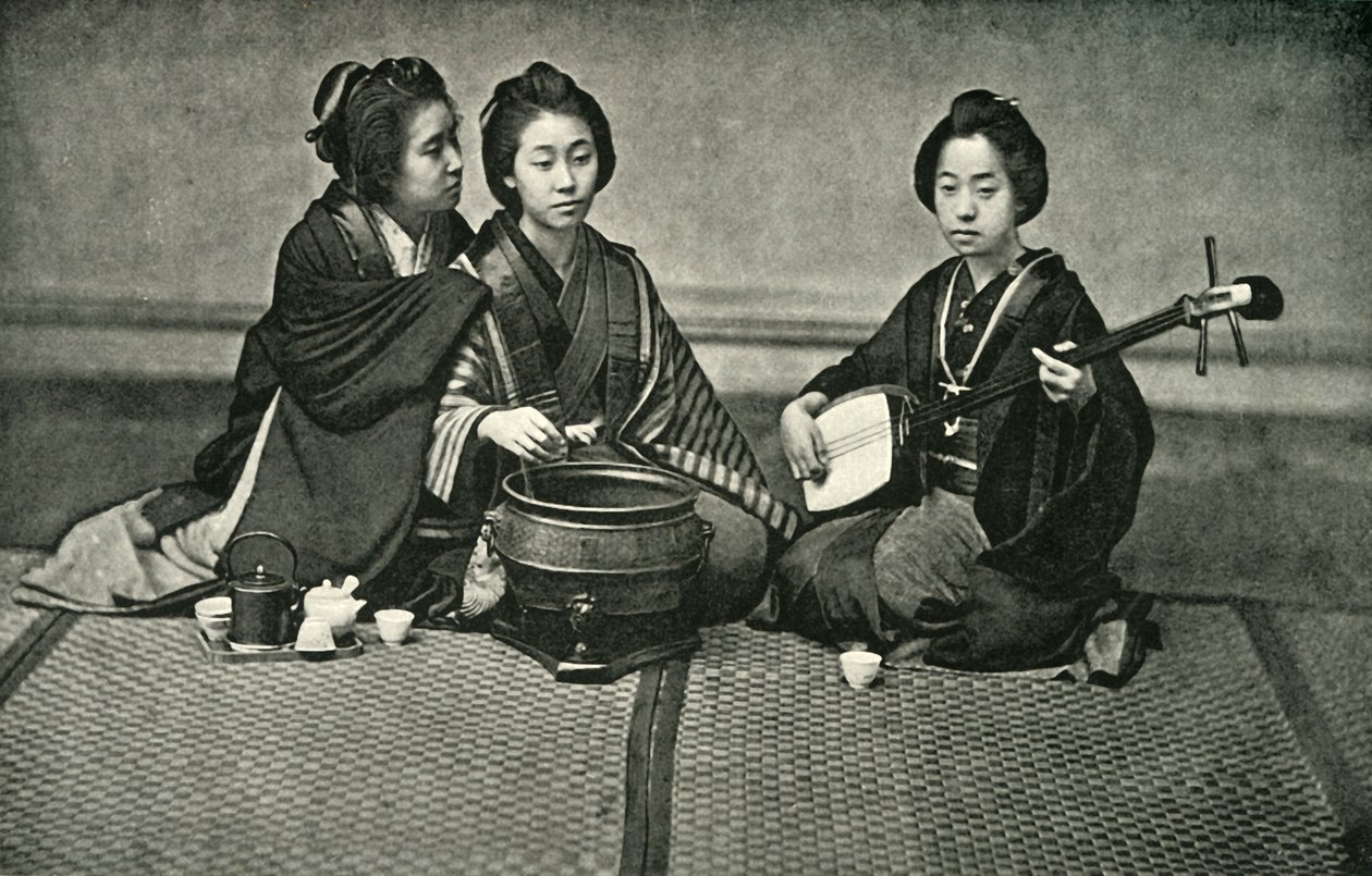 Té y música, 1891 de Unbekannt