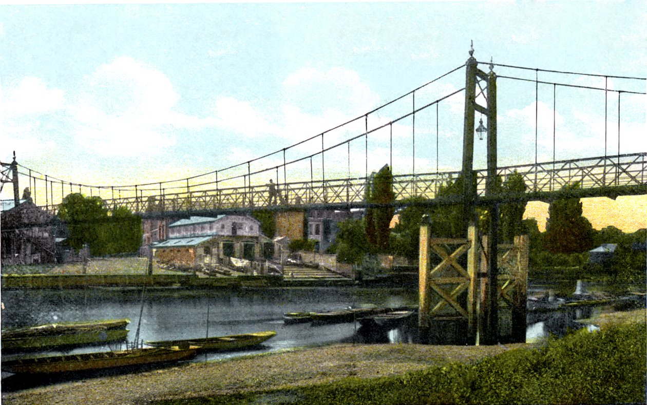 Puente de Teddington, Londres, siglo XX de Unbekannt