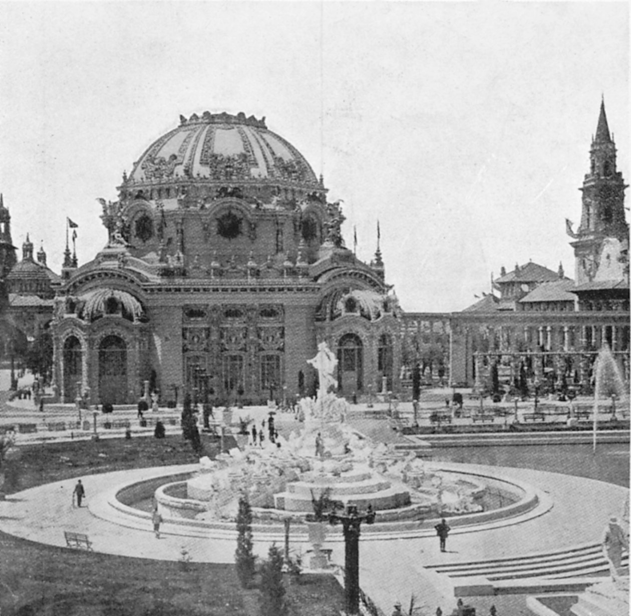 Templo de la Música en la Exposición Panamericana en Buffalo, 1901 de Unbekannt
