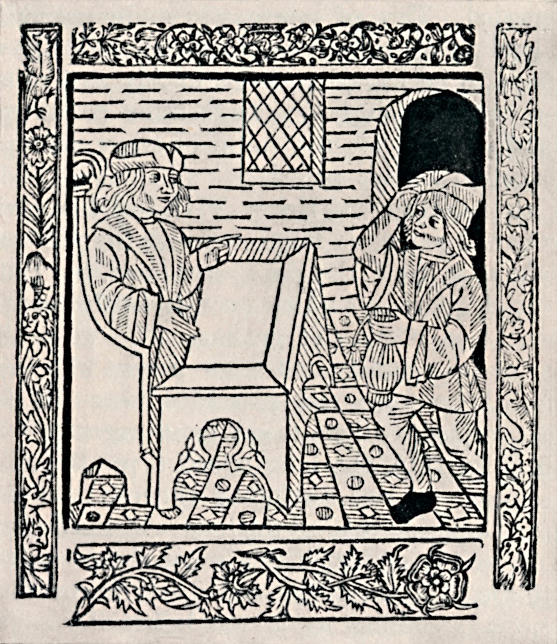 Inquilino pagando renta, 1523, 1903 de Unbekannt
