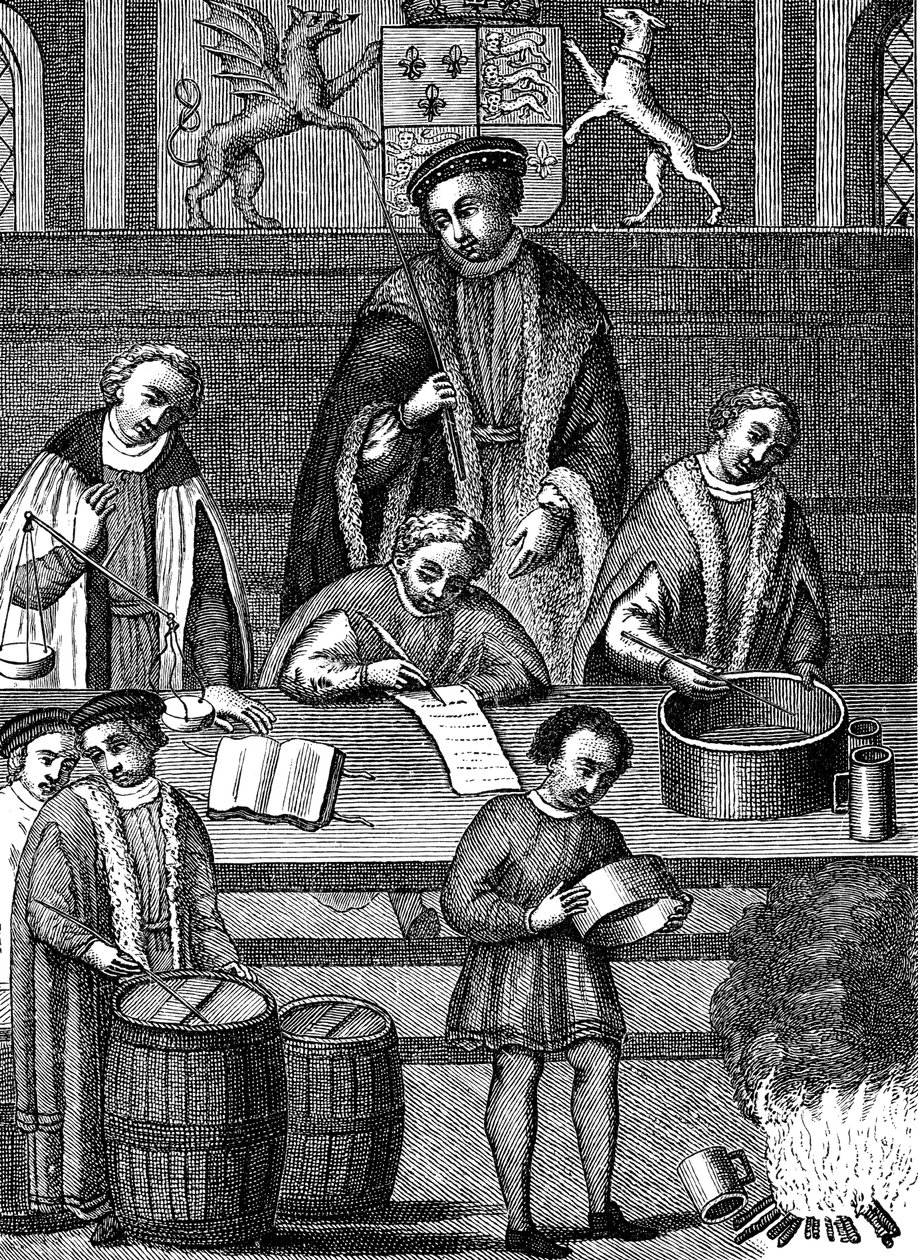 Prueba de pesos y medidas durante el reinado de Enrique VII, Inglaterra, 1497-1509 de Unbekannt