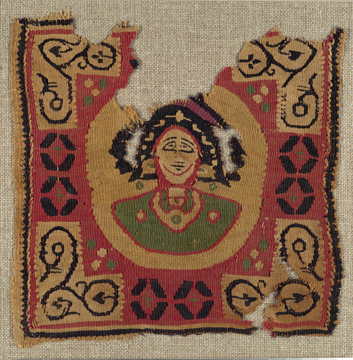 Fragmento textil, copto, siglos VI-VII de Unbekannt