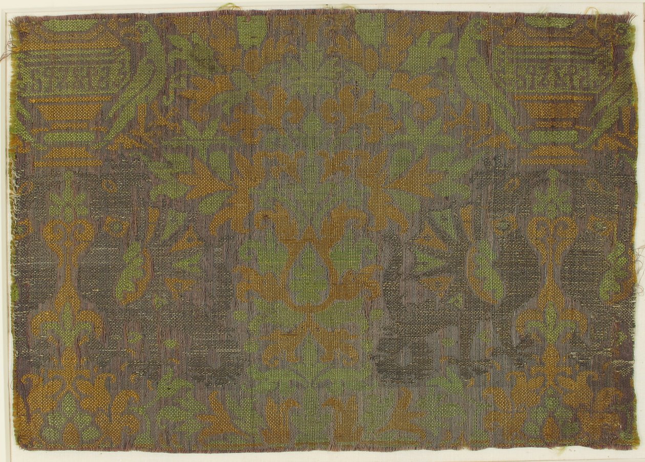 Textil con plantas y animales, italiano, siglo XV de Unbekannt