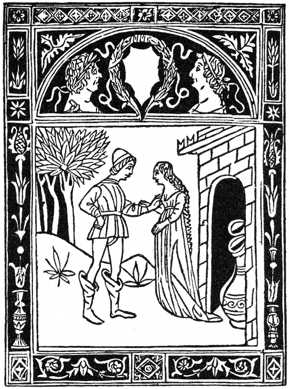 Thais y el joven, 1487 de Unbekannt