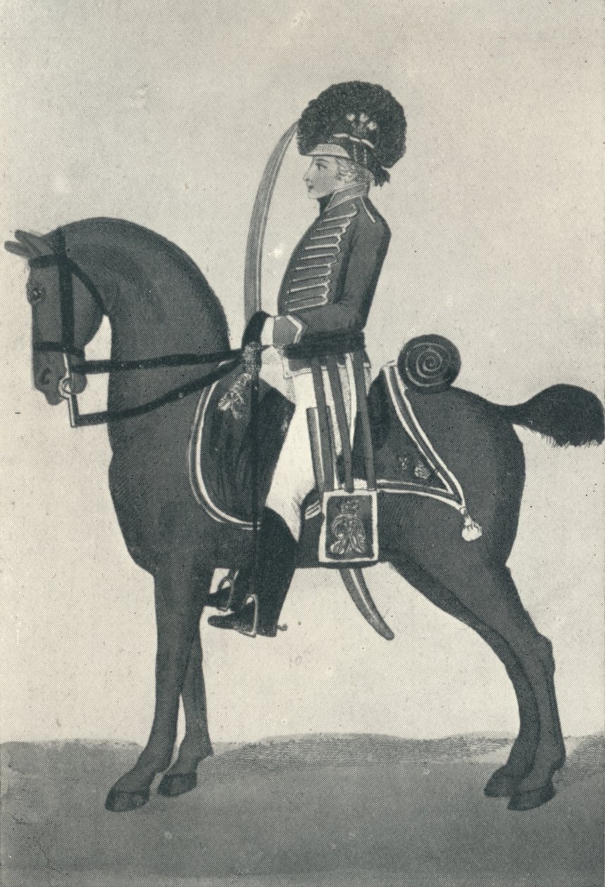El 10º o el Regimiento de Dragones Ligeros del Príncipe de Gales, 1800 1909 de Unbekannt