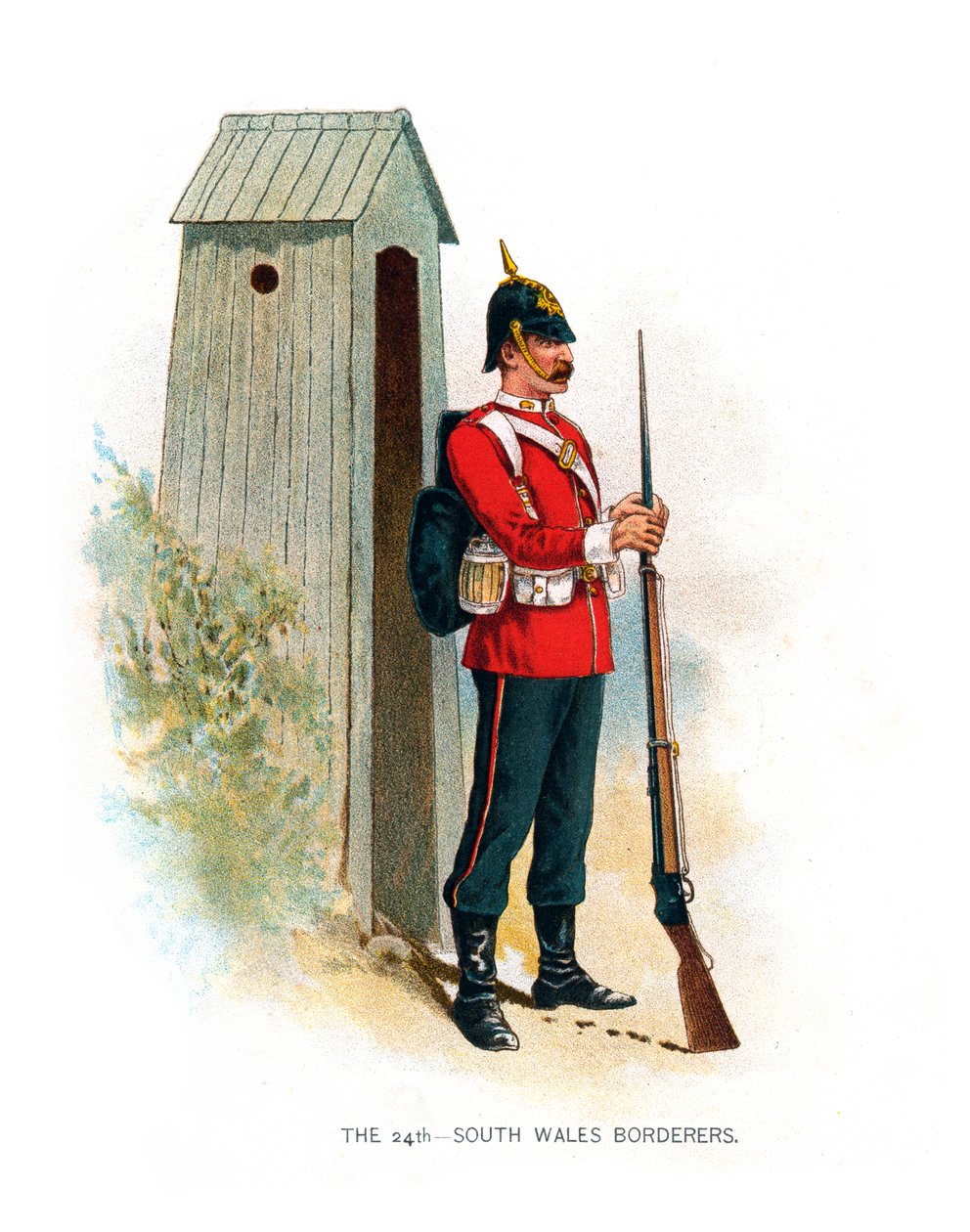 El 24º de los South Wales Borderers, c1890 de Unbekannt