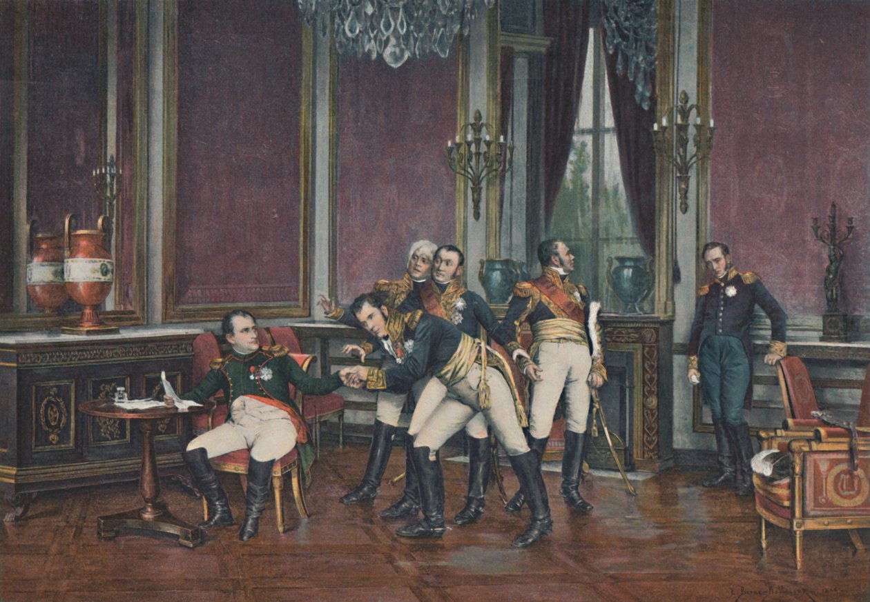 La Abdicación, Fontainebleau, 6 de abril de 1814, 1896 de Unbekannt