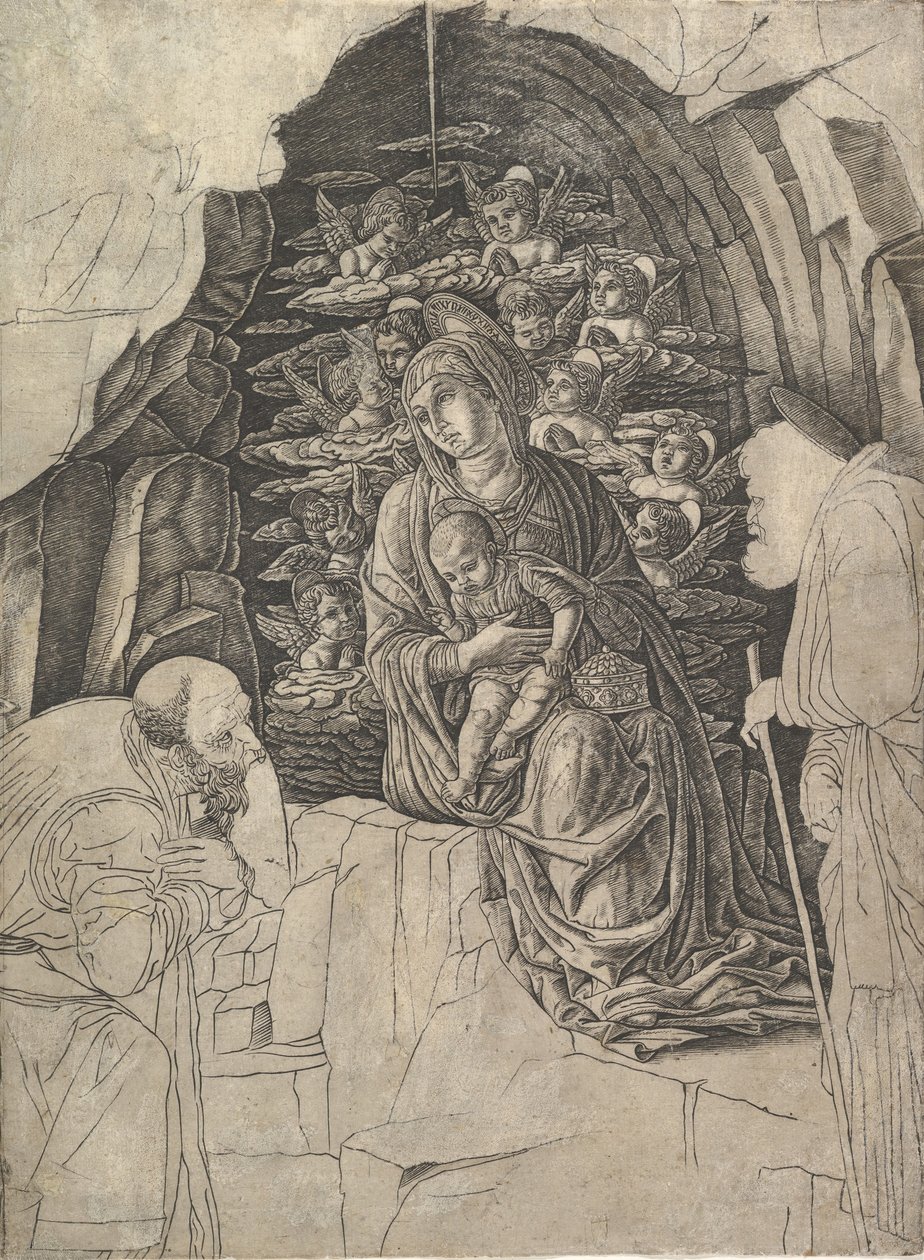 La adoración de los magos, ca. 1475-80 de Unbekannt