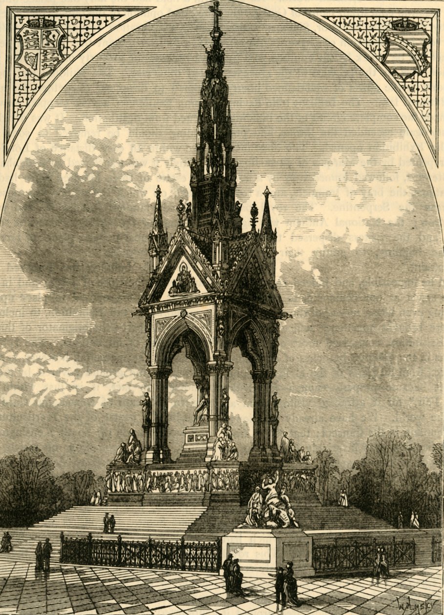 El Memorial de Albert, c1876 de Unbekannt