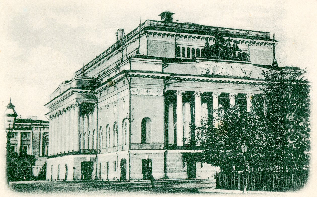 El Teatro Alexandrinsky, San Petersburgo, Rusia, 1890s de Unbekannt