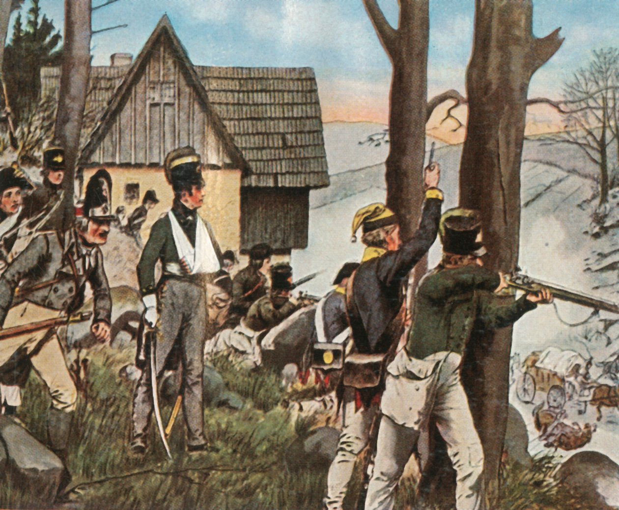 La Guerra Alpina en el Condado de Kladsko, 1807, 1936 de Unbekannt